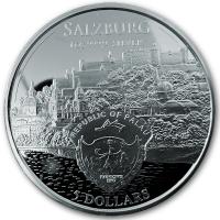 Palau - 5 USD Wolfgang Amadeus Mozart / Salzburg 2017 - 1 Oz Silber