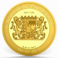 Deutschland 50 Bayernthaler Schloss Neuschwanstein 2025 1/2 Oz Gold Rückseite
