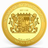 Deutschland 25 Bayernthaler Schloss Neuschwanstein 2025 1/4 Oz Gold Rückseite
