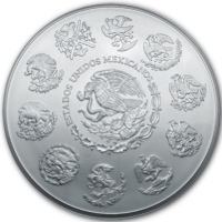 Mexiko Libertad Siegesgöttin 2025 1 KG Silber Rückseite