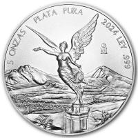 Mexiko - Libertad Siegesgöttin 2024 - 5 Oz Silber