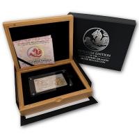 China 10 Yuan Chinesischer Drache Premium Edition 3 Oz Silber Gilded