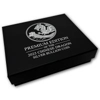 China - 10 Yuan Chinesischer Drache Premium Edition - 3 Oz Silber Gilded