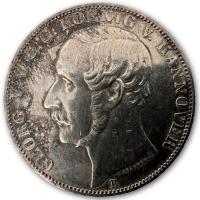 Deutschland - Königreich Hannover Georg V Vereinstaler 1862 B - Silber