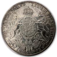 Deutschland Königreich Hannover Georg V Vereinstaler 1862 B Silber Rückseite
