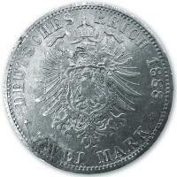 Deutsches Kaiserreich - 2 Mark Friedrich Preussen - 10g Silber