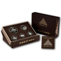 Mexiko Chichen Itza Komplettset 10 Oz Silber PP Rückseite