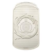 Niue 2 NZD Coca Cola(R) Cherry Coke(R) 40. Jubiläum 1 Oz Silber Rückseite