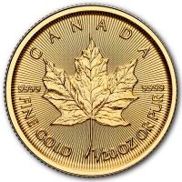 Kanada 1 CAD Maple Leaf 2026 1/20 Oz Gold