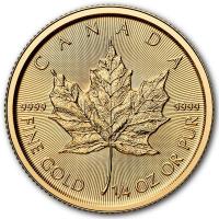 Kanada - 10 CAD Maple Leaf 2026 - 1/4 Oz Gold