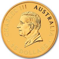 Australien 15 AUD Känguru 2026 1/10 Oz Gold Rückseite