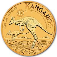 Australien 100 AUD Känguru 2026 1 Oz Gold
