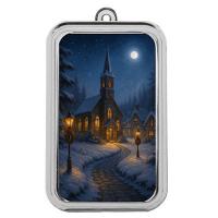 Scottsdale Mint Weihnachten: Abendkapelle 1 Oz Silberbarren Color
