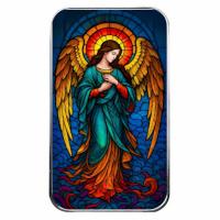 Scottsdale Mint Weihnachten: Angel of Light 1 Oz Silberbarren Color Rückseite