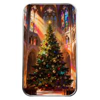 Scottsdale Mint Weihnachten: Cathedral Christmas Tree 1 Oz Silberbarren Color Rückseite