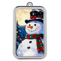 Scottsdale Mint Weihnachten: Jolly Snowman 1 Oz Silberbarren Color