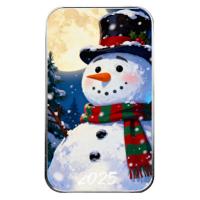 Scottsdale Mint Weihnachten: Jolly Snowman 1 Oz Silberbarren Color Rückseite
