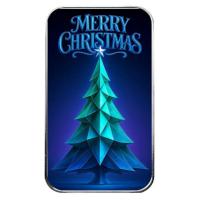 Scottsdale Mint Weihnachten: Midnight Christmas Tree 1 Oz Silberbarren Color Rückseite