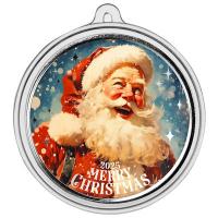 Scottsdale Mint Weihnachten: Der Weihnachtsmann kommt in die Stadt 1 Oz Silber Color