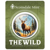 Scottsdale Mint - The Wild: Elch - 1 Oz Silber Color