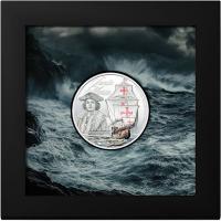 Cook Island - 5 CID Legends of the Seas: Santa Maria 2026 - 1 Oz Silber PP Color