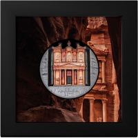 Cook Island - 25 CID Rose City: Petra 2025 - 5 Oz Silber Antik Finish Color