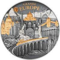 Cook Island - 20 CID Versteckter Schatz: Großes Europa 2025 - 3 Oz Silber Antik Finish Ultra High Relief