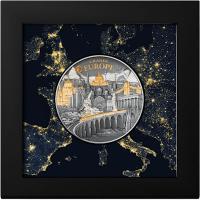 Cook Island - 20 CID Versteckter Schatz: Großes Europa 2025 - 3 Oz Silber Antik Finish Ultra High Relief