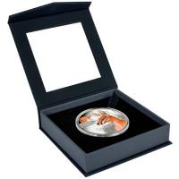 Niue - 1 NZD Rotes Känguru 2026 - 1 Oz Silber PP Color