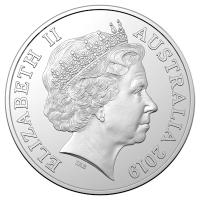 Australien - 1 AUD 50 Jahre Mondlandung 2019 - 1 Oz Silber