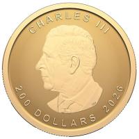 Kanada - 200 CAD Purest Bison 2026 - 1 Oz Gold Reverse Proof