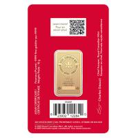 Kanada Lunar Pferd Goldbarren 2026 10g Gold Reverse Proof Rückseite