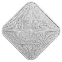 Großbritannien Britannia and Liberty Silberbarren 10 Oz Silber Rückseite