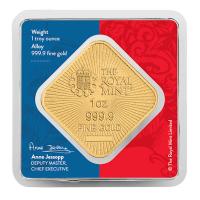 Großbritannien Britannia and Liberty Silberbarren 1 Oz Gold Rückseite