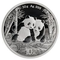 China 10 Yuan Panda 2026 30g Silber