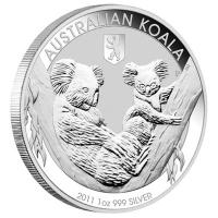 Australien - 1 AUD Koala Privy Berlin 2011 - 1 Oz Silber