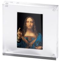 Kamerun 1000 Francs Kunstgalerie: Salvator Mundi 1 Oz Silber PP Color
