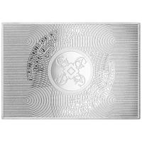 Kamerun 1000 Francs Kunstgalerie: Die Geburt der Venus 1 Oz Silber PP Color Rückseite