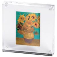 Kamerun 1000 Francs Kunstgalerie: Sonnenblumen 1 Oz Silber PP Color