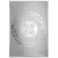 Kamerun 1000 Francs Kunstgalerie: Sonnenblumen 1 Oz Silber PP Color Rückseite