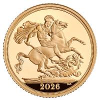 Großbritannien The Half Sovereign 2026 Gold PP