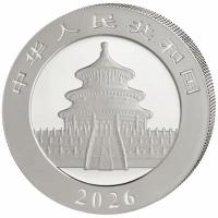 China 2 x 10 Yuan Panda 2026 Tag und Nacht Set 2*30g Silber Color 2. Version Rückseite