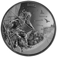 Germania Mint 5 Mark Ragnarök: Loki 2025 1 Oz Silber Black