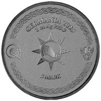 Germania Mint 5 Mark Ragnarök: Heimdall 2025 1 Oz Silber Black Rückseite