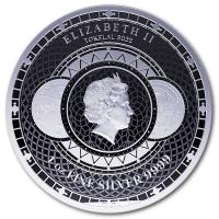 Tokelau 6 NZD Chronos 2022 1 Oz Silber BU Rückseite