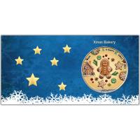 USA - 1 USD Silver Eagle Weihnachten: Christmas Bakery - 1 Oz Silber Color