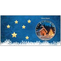 USA - 1 USD Silver Eagle Weihnachten: Silent Night - 1 Oz Silber Color