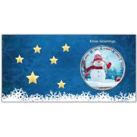 USA - 1 USD Silver Eagle Weihnachten: Xmas Greetings - 1 Oz Silber Color