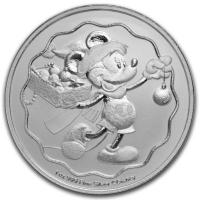 Niue - 2 NZD Disney(TM) Seasons Greetings 2025 - 1 Oz Silber