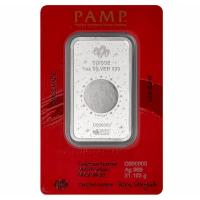 Silberbarren PAMP Lunar Jahr des Pferdes 2026 Legend of the 1.000 Mile Horse 1 Oz Silber Rückseite